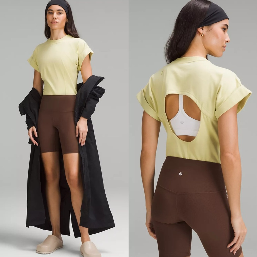 Lululemon heavy weight T shirt bodysuit